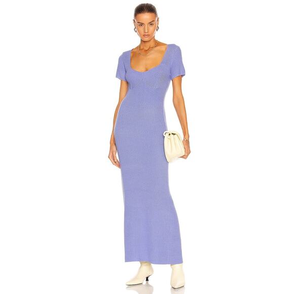 STAUD Camden Dress Periwinkle - XS